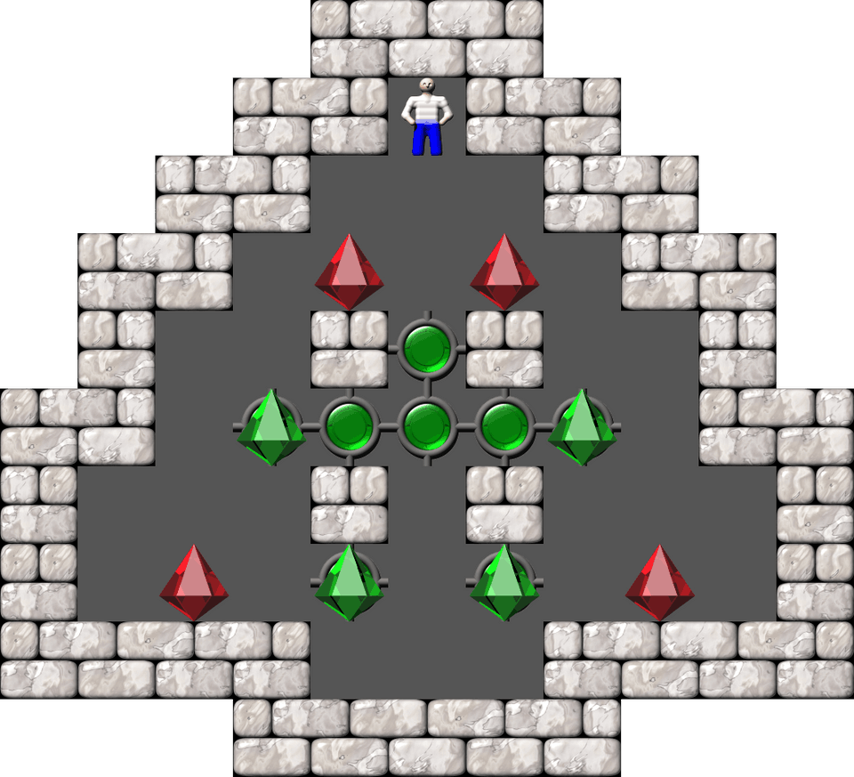 Сокобан Thinking Rabbit Arranged уровень 374